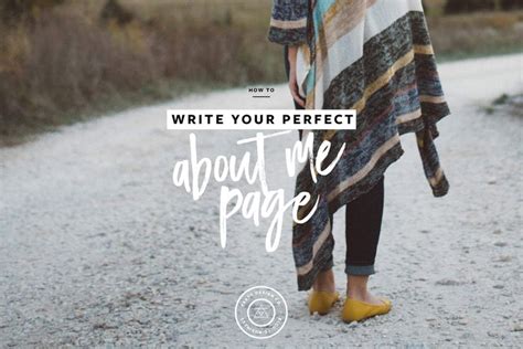 How To Write Your Perfect “about Me” Page Feast About Me Page Blog