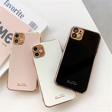 Luxury Gold Plated Electroplated Case For Iphone 11 Pro Max 8 Plus 7 Xr