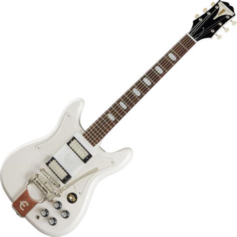 Epiphone Crestwood Custom Polaris White White Solid Body Electric Guitar