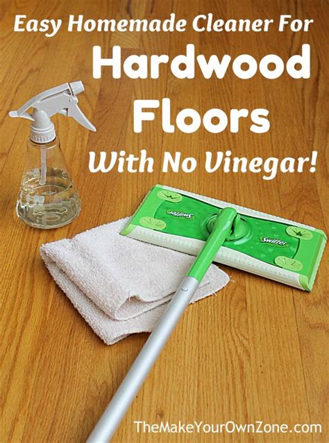 Occasionally cleaning hardwood floors with vinegar is a simple and quick task that will help to eliminate this problem. How to make a homemade cleaner for hardwood floors with no ...
