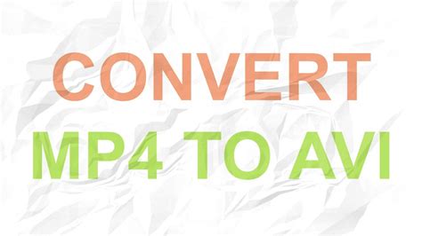 how to convert mp4 video to avi youtube