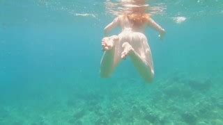 Fast Cum On Big Tits Underwater Redhead Ginger Teen Naked Swim
