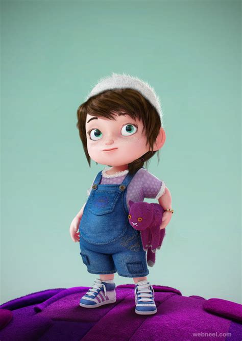 50 Funny And Beautiful 3d Cartoon Character Designs For Your Inspiration