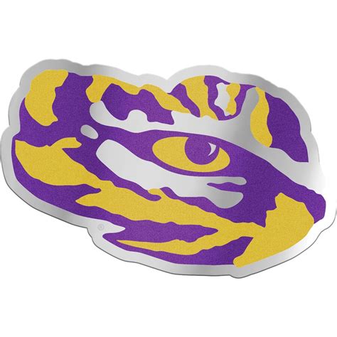 Lsu Tigers Wincraft 5 X 25 Eye Auto Emblem Decal