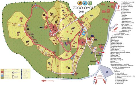 2020 top things to do in olomouc. Map of Zoo Olomouc - 2011