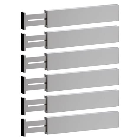 The dresser will end up standing over 2.5 feet tall and 4.5 feet wide, with seven drawers that each sit around 15 inches deep. Bamboo Adjustable Drawer Dividers - Expandable Utensil ...
