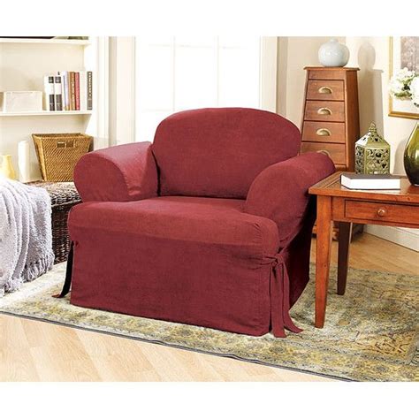 Shop with afterpay on eligible items. Sure-Fit Soft Suede Club Chair T-Cushion Slipcover ...