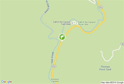 Oak Creek Professional Trail Guide Topo Map Reviews And Photos Trail