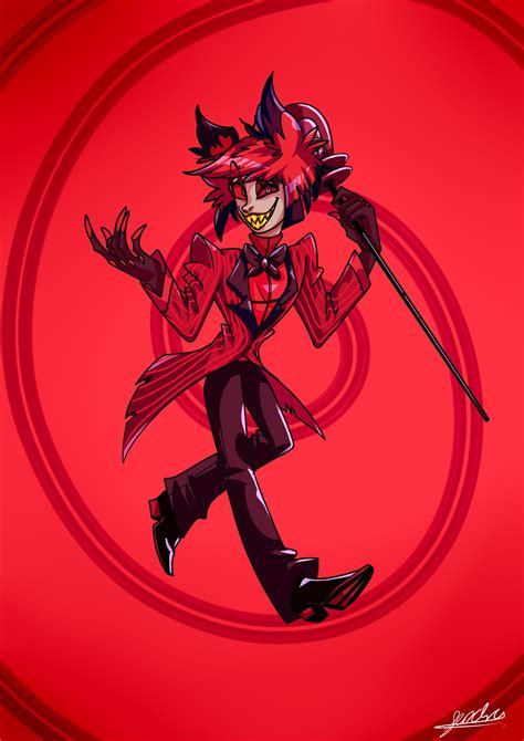 Alastor Hazbin Hotel Fanart In Character Art Fan Art Digital My Xxx