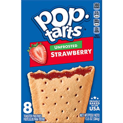 Pop Tarts Unfrosted Strawberry Toaster Pastries Toaster Pastries Houchens Market Place