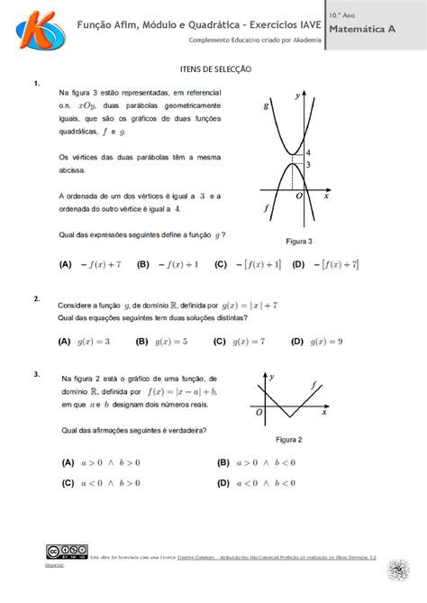 Funções Afins E Quadráticas
