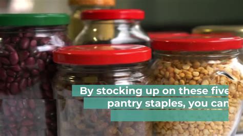 5 Pantry Staples You Should Always Have For Healthy Eating According To Dietitians