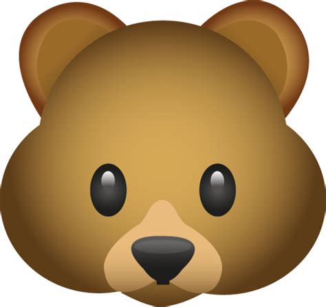 Bear Emoji Emoticon Clip Art Emoji Png Download 600566 Free