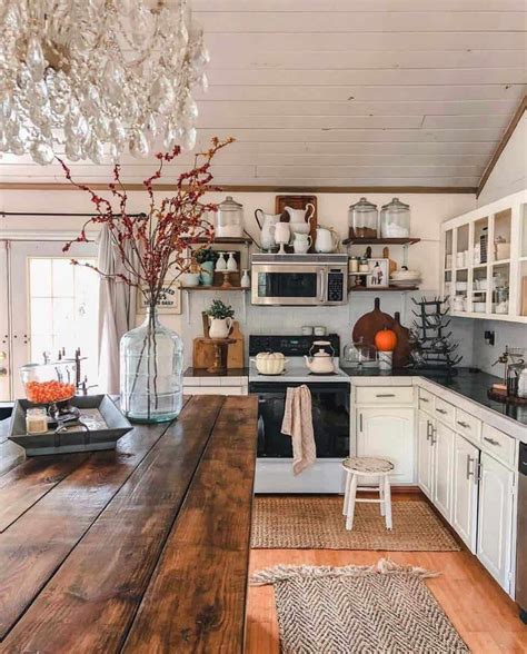 28 Warm And Inviting Fall Kitchen Decorating Ideas To Diy Kitchen