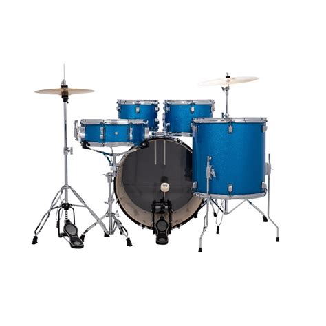 Ludwig Accent 22 Drive 5pc Drum Kit Blue Sparkle At Gear4music