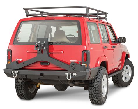 Jcr Offroad Rear Adventure Tire Swing For 84 01 Jeep Cherokee Xj With