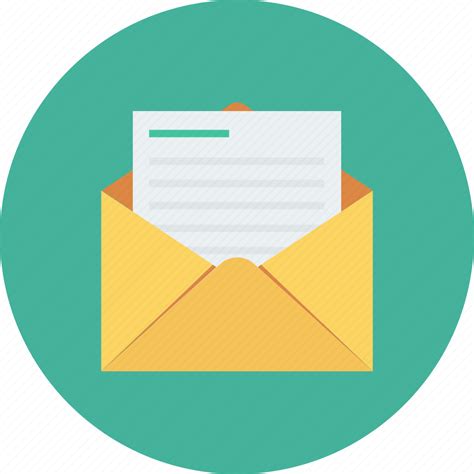 Document Envelope Ml Open Icon Download On Iconfinder