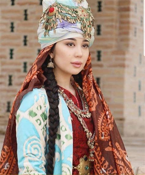 Özbek Turan TÜrk Kızı 🐺 Uzbek Clothing Of The Southern Uzbekistan 🐺 🐺 🐺 🐺 🐺