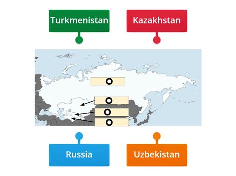 Russia And Central Asia Political Map Review Imagem Com Legenda