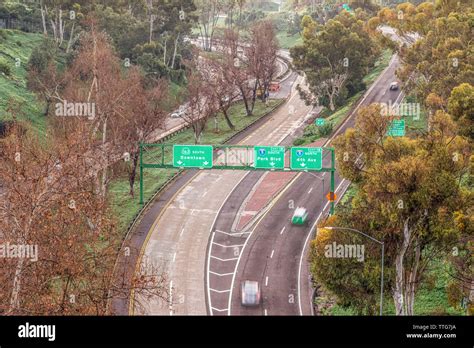 State Route 163 Or Cabrillo Freeway San Diego Ca Stock Photo Alamy