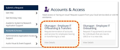 How To Use The Okanagan Employee It Offboarding Form On The Ubc Self