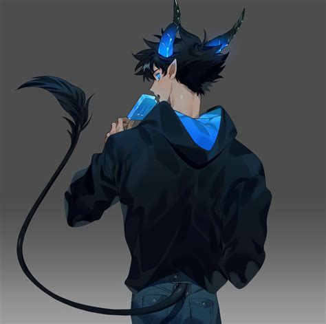 통판메인트확인 괴도 On Twitter Anime Demon Boy Anime Monsters Anime