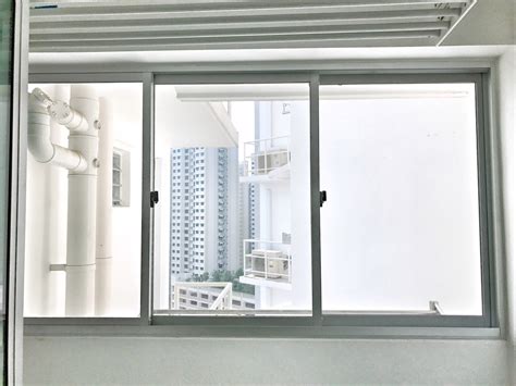 Contemporary oriental design in hdb 4 room type in sengkang. Service Yard Window with Super Window | SHEYTHL