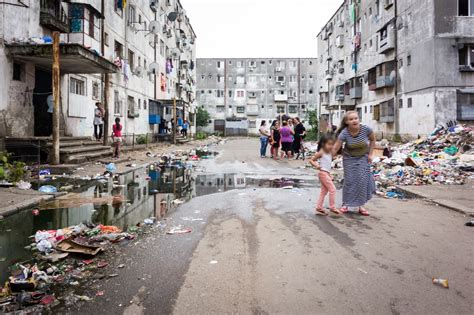 Ferentari The Poorest Area Of Bucharest Romania Most Apartments Are
