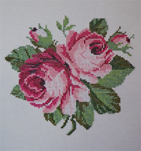 With over 17,000 cross stitch patterns, leaflets and books available, we're sure you can find the perfect pattern! Vintage rose cross stitch free embroidery design - Cross ...