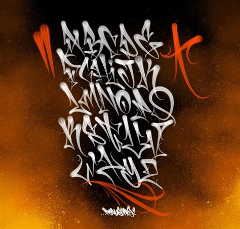 Graffiti Fat Cap Letter Stamps On Procreate Torus Ink