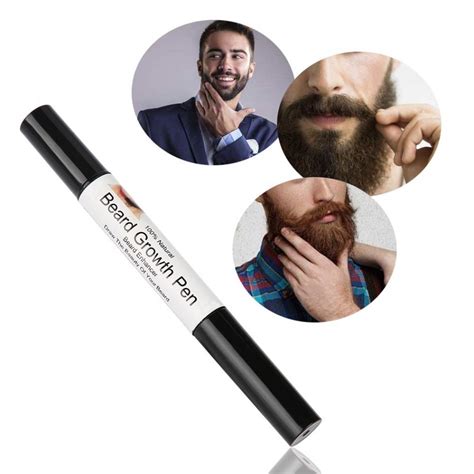 1pcs professional men beard growth pen beard enhancer facial whiskers nutrition moustache growth