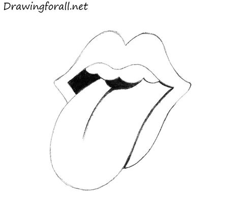 How To Draw The Rolling Stones Logo