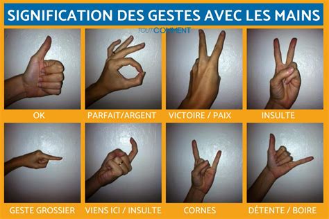 Signification Des GESTES Avec Les MAINS