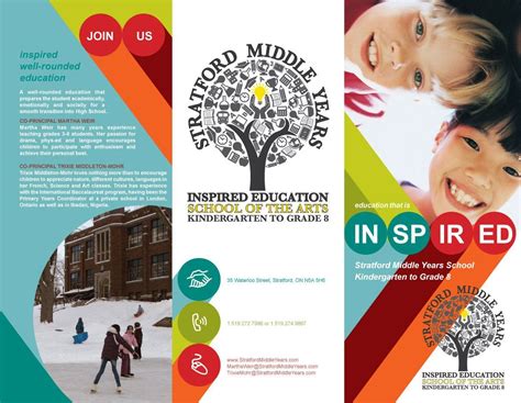 Brochure Templates For School Project