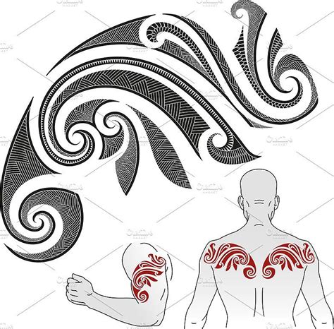 Maori Tattoo Patterns 5x Maori Tattoo Patterns Chameleon Tattoo