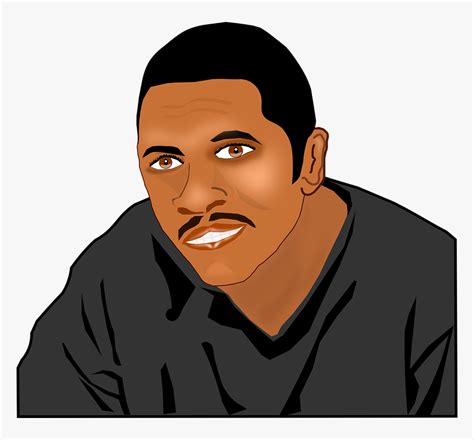 Man Black Male Person Face African American Person Cartoon Hd