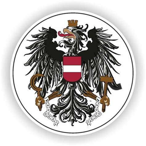 1x Sticker Austria Seal Coat Of Arms Bumper Decal Car Ebay