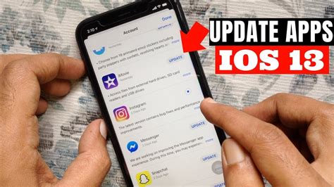 How To Update Apps In Ios 13 Iphone Youtube