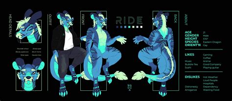[oc] A Big Reference Sheet Commission I Just Finished I Want To Experiment In This Style More