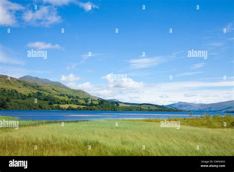 Loch Tay Close To Killin Scotland Stock Photo Alamy