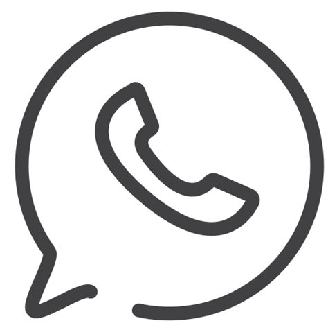 Whatsapp Free Icon Of Line Drawn Social Media Icons