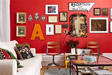 Wayfair offers thousands of design ideas for every room enjoy an inviting look in your living room using this bohemian design from wayfairathome. Red Living Rooms Design Ideas, Decorations, Photos