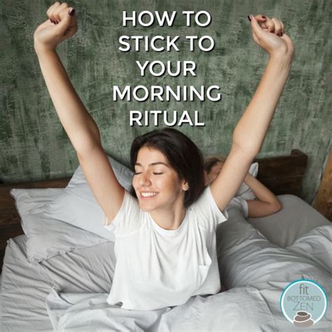how to stick to your morning ritual fit bottomed girls