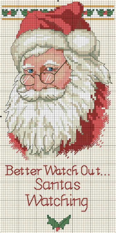 Check spelling or type a new query. Cross-stitch Santa is Watching ... no color chart ...