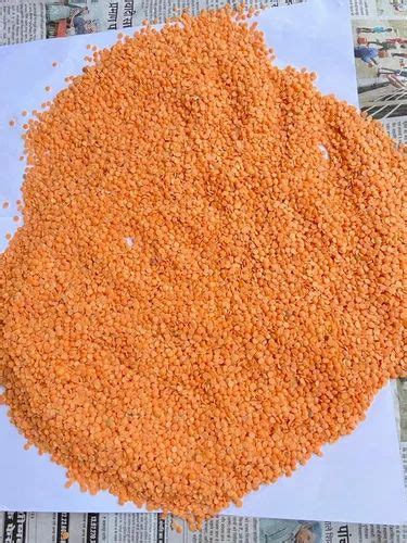 Split Red Lentil Masoor Dal High In Protein Packaging Size 50 Kg At