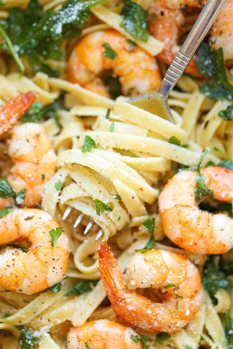 Garlic Butter Shrimp Pasta Recipe Just A Pinch Recipes