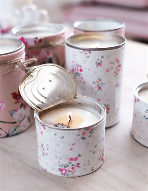 How To Transform Tin Cans Into Soy Candles Diy Candles Teacup