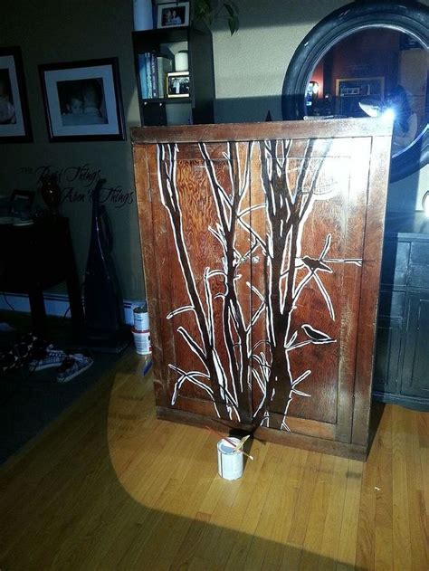 Winter Tree Cabinet Where Whimsy Meets Wood Hometalk