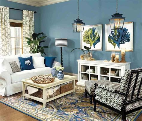 30 Comfy Coastal Themed Living Room Decorating Ideas