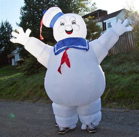 Disguise Inflatable Stay Puft Marshmallow Man Costume Official